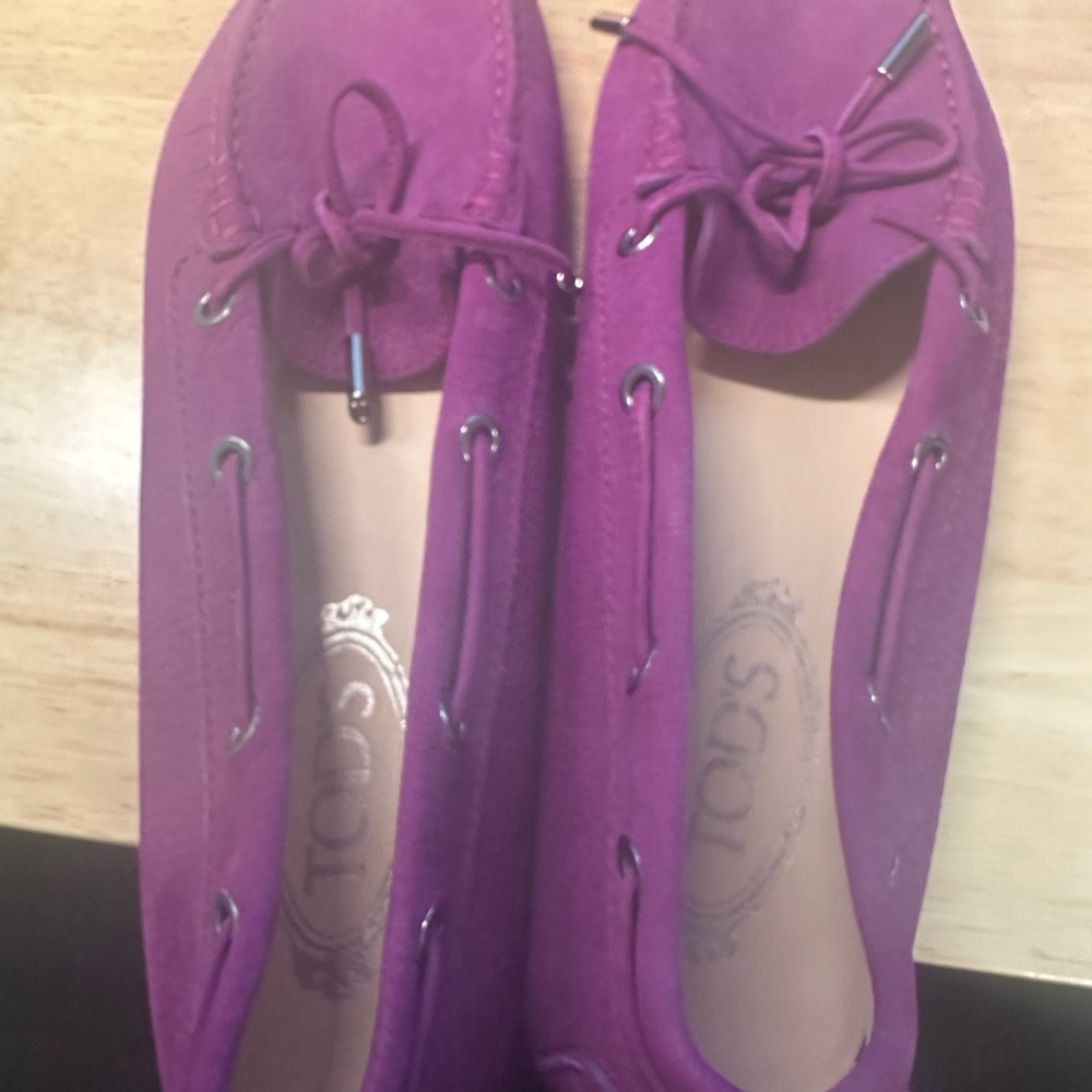 Tods magenta flats size 41 (10)